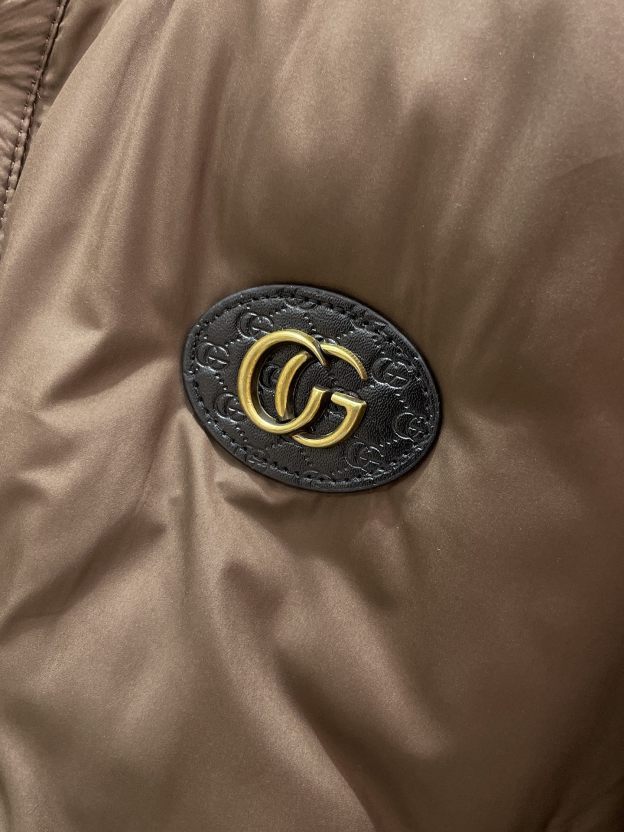 グッチ「Gucci」秋冬ラペル付きコットンジャケット