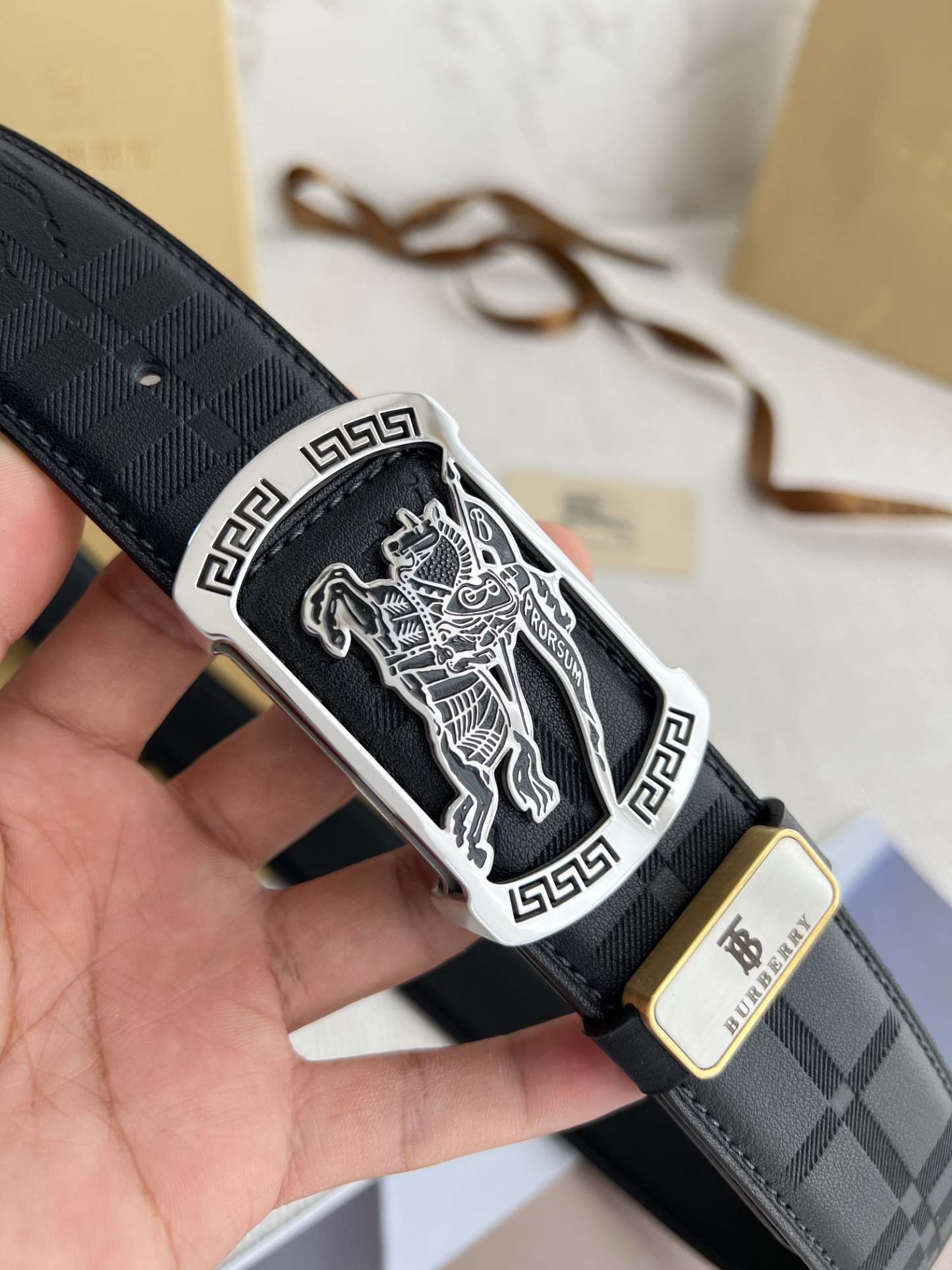 [Copy]バーバリー「Burberry」フックベルト 2色