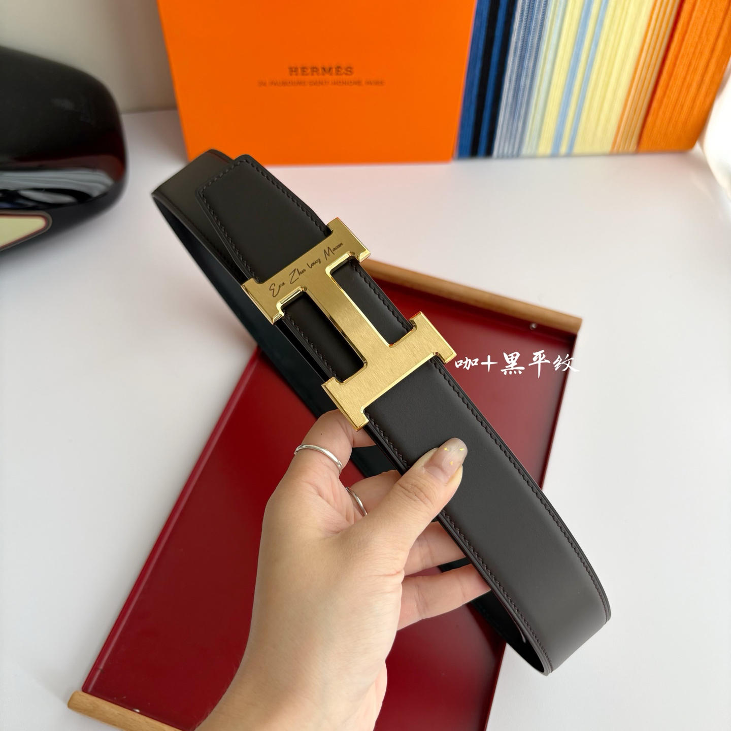 【限定入荷】Hermès フレンチ紳士ベルト「全長約 100cm」