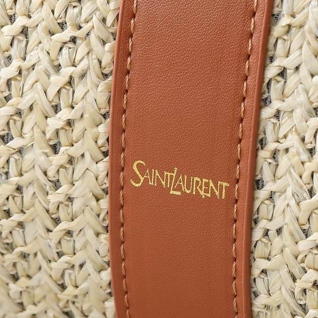 サンローラン「Saint Laurent」ICARE ラフィア トートバッグ
