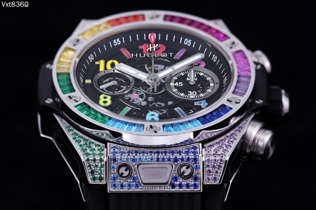 ウブロ「Hublot」ビッグバン ウニコ チタニウム レインボー 42MM