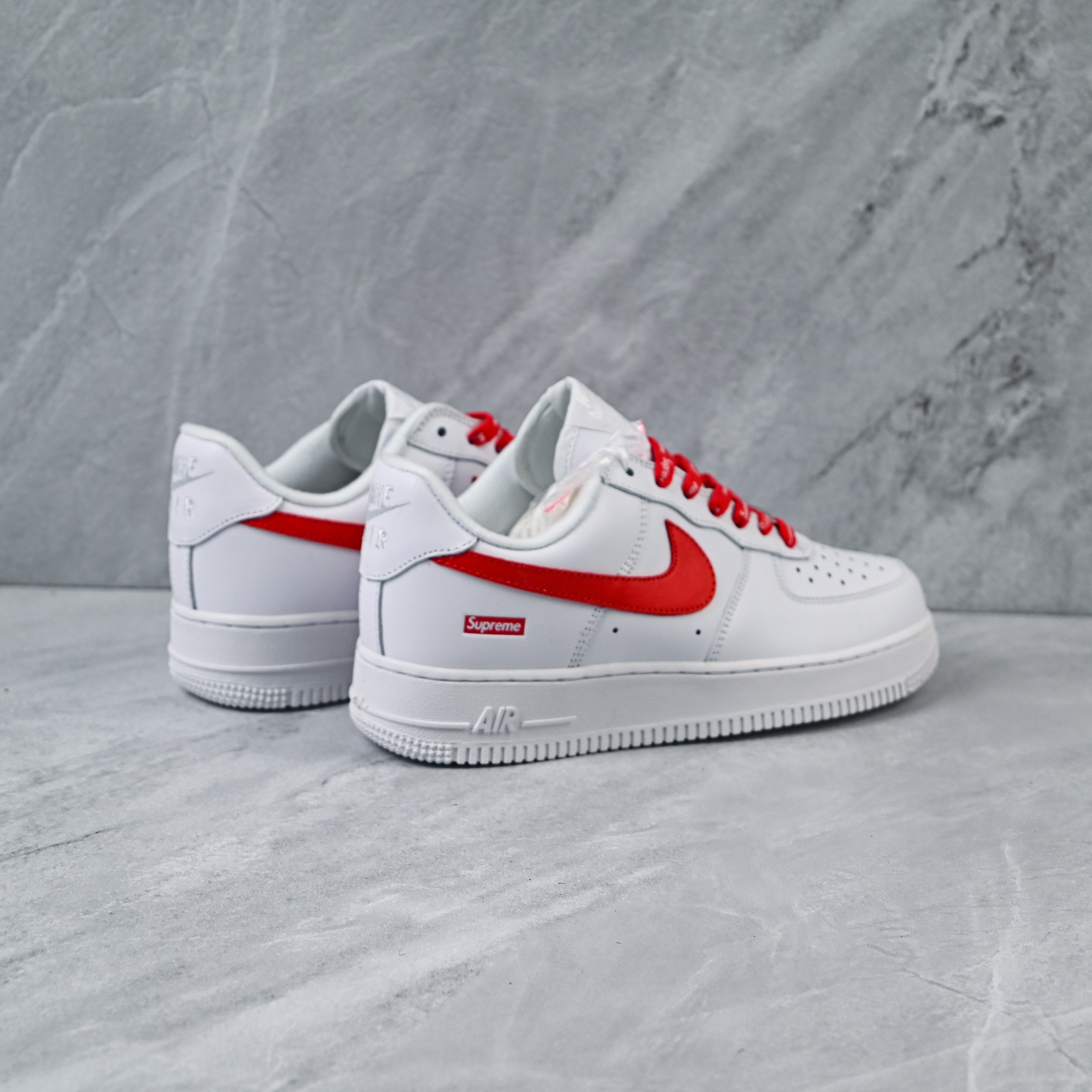 【日本未入荷】Supreme x Nike Air Force 1 Low 'Box Logo - White' コラボモデル スニーカー