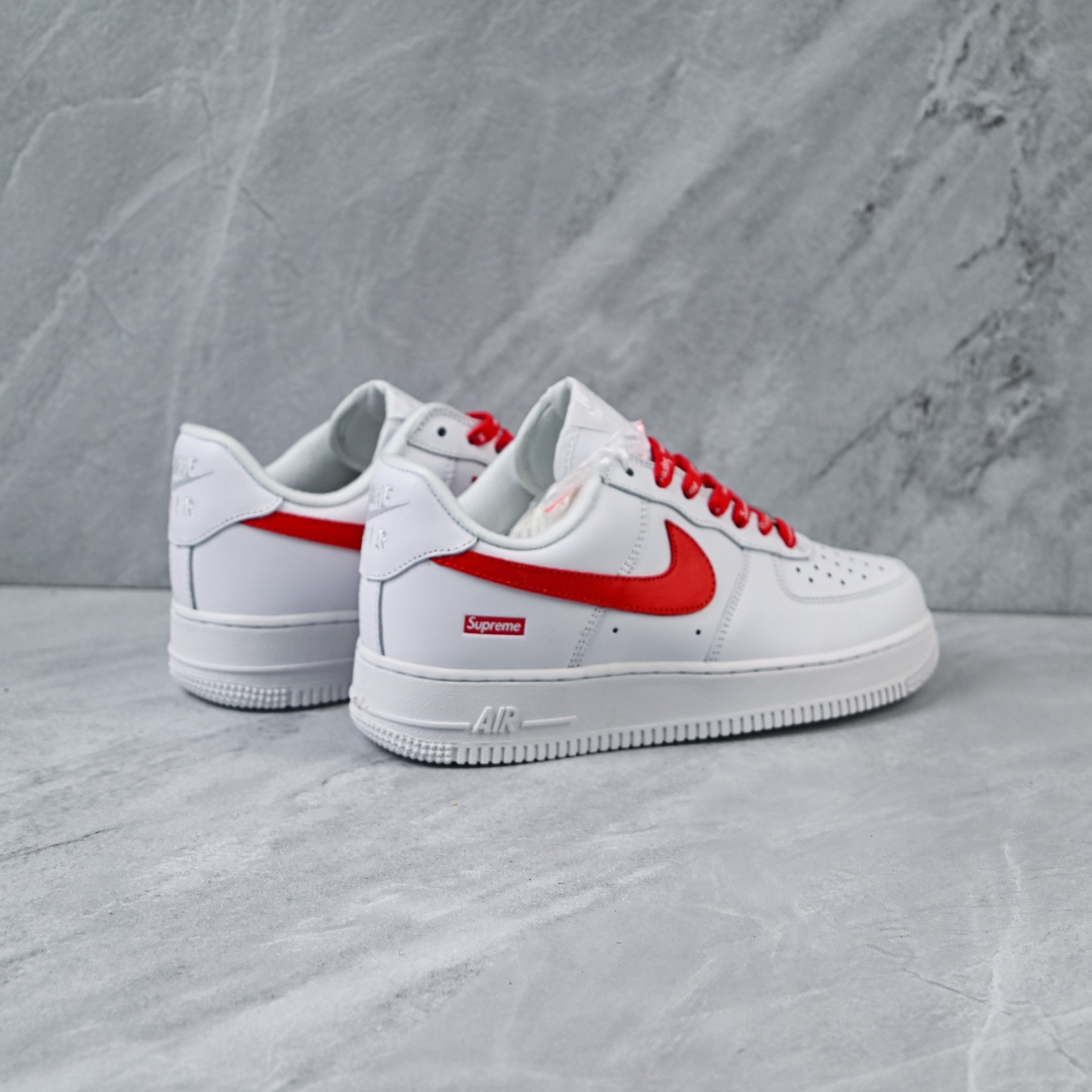 【日本未入荷】Supreme x Nike Air Force 1 Low 'Box Logo - White' コラボモデル スニーカー