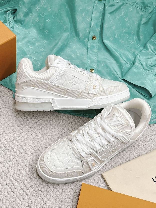 ルイ・ヴィトン「Louis Vuitton」LV トレイナー スニーカー