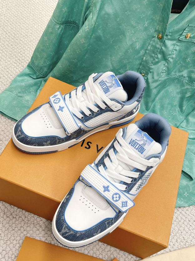 ルイ・ヴィトン「Louis Vuitton」LV トレイナー スニーカー - テクニカルメッシュ