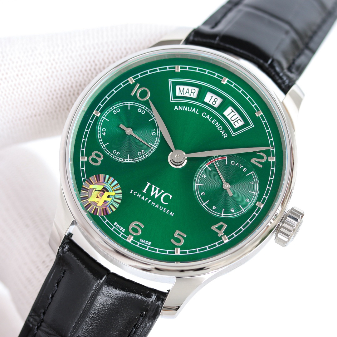 アイ・ダブリュー・シー「IWC」ポルトギーゼ アニュアルカレンダー 腕時計 44mm