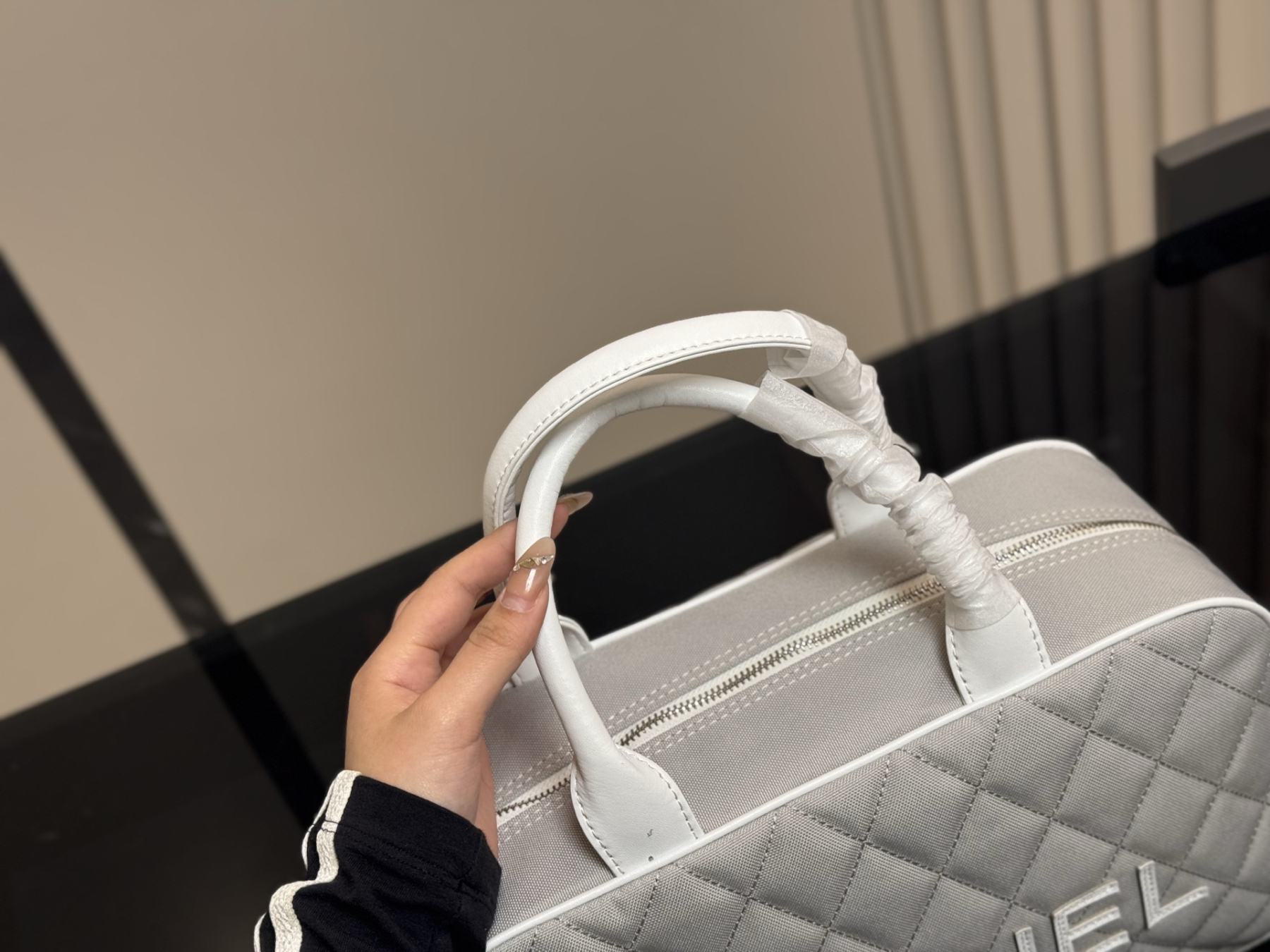 シャネル「Chanel」‌ デニム ボウリングバッグ