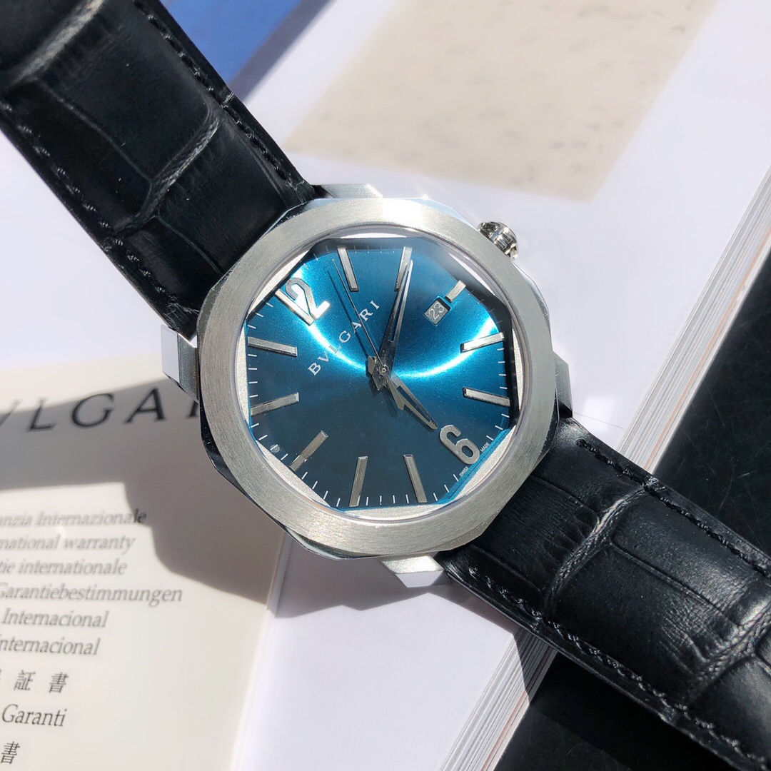 ブルガリ「Bvlgari」製ムーブメント＆イタリアンレザー 40MMの商品掲載写真4（SKU ISETAPRO-25801963）