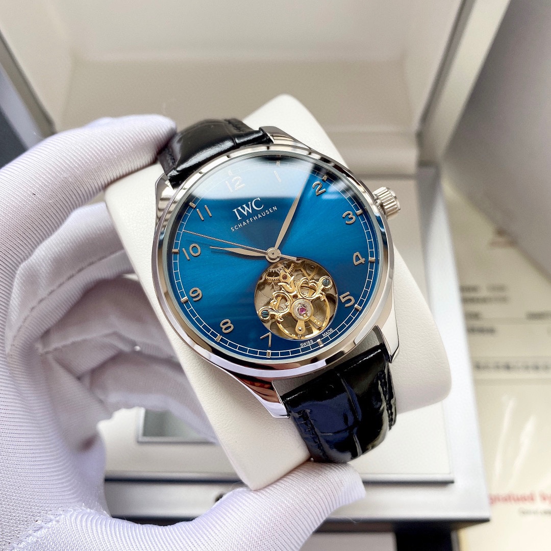 アイダブリューシー［IWC］パイロット クロノグラフ オートマティック メンズ腕時計42MM