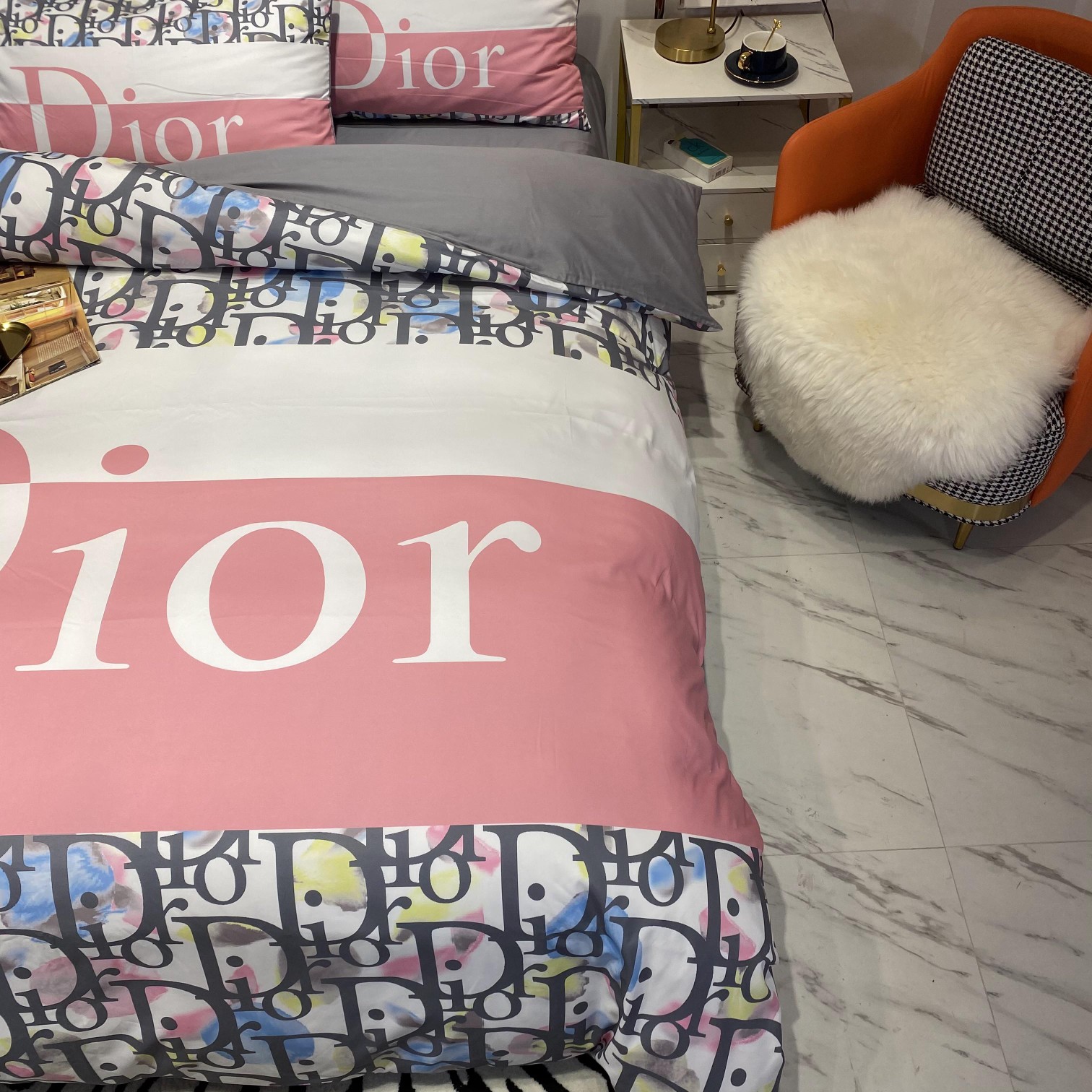 ディオール「Dior」プレミアムコットン デジタルプリント 4点セット