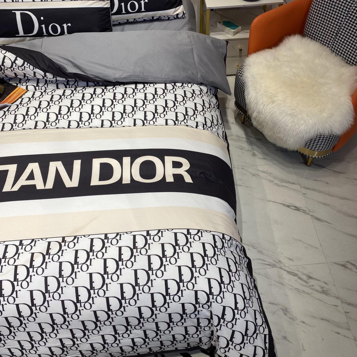 ディオール「Dior」プレミアムコットン デジタルプリント 4点セット