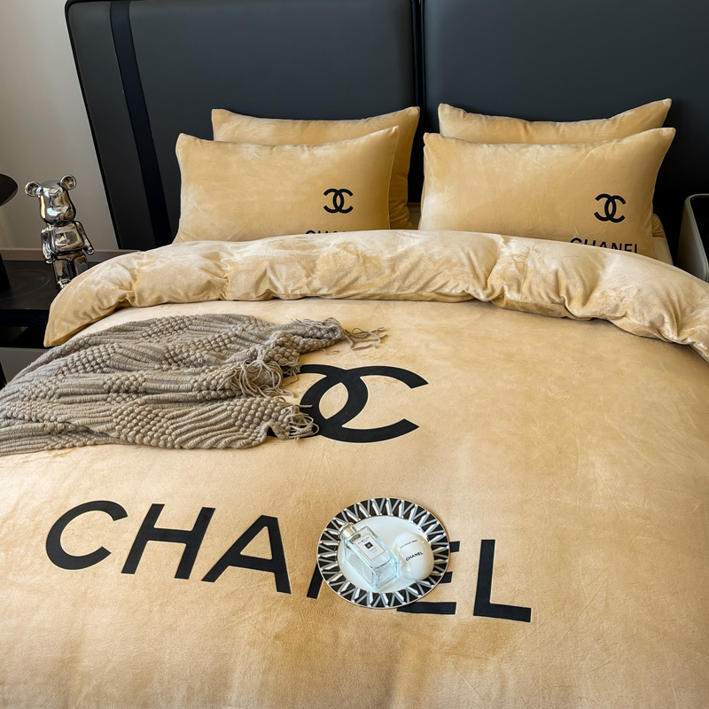 シャネル「Chanel」プレミアム クリスタルベルベット プリント 4点セット