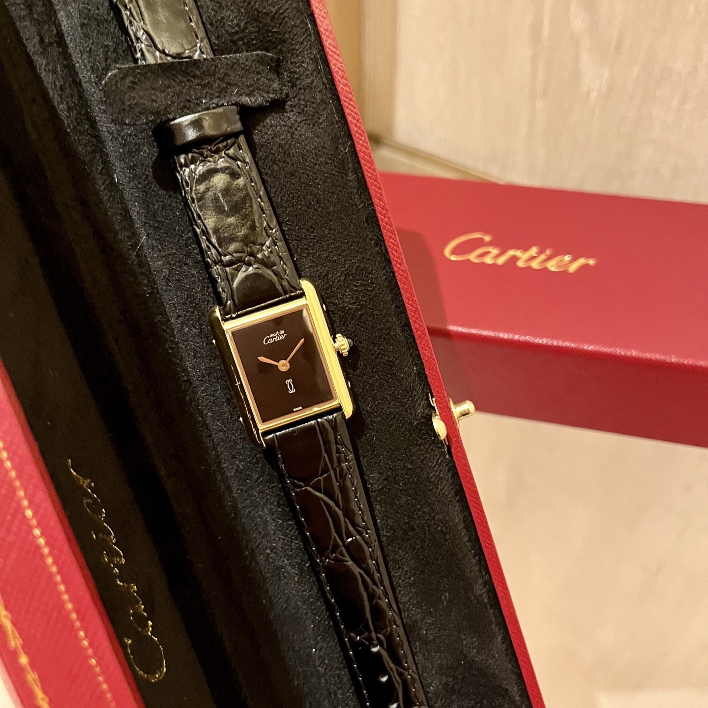 カルティエ［Cartier］タンク ムスト ドゥ 限定モデル 腕時計23*30MM