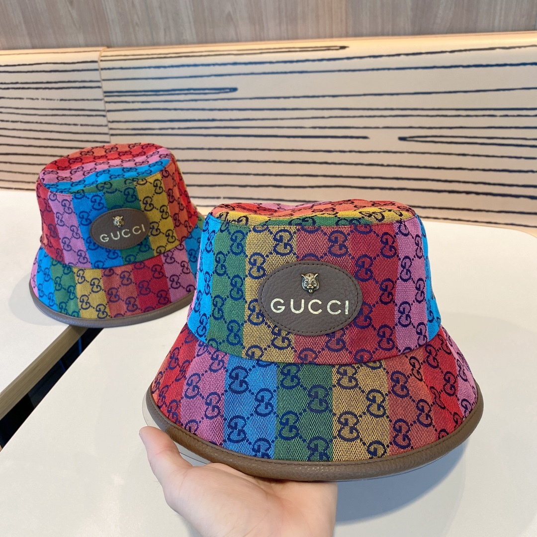 グッチ「Gucci」韓国スタイル ニューイングリッシュスポーツ 漁師帽