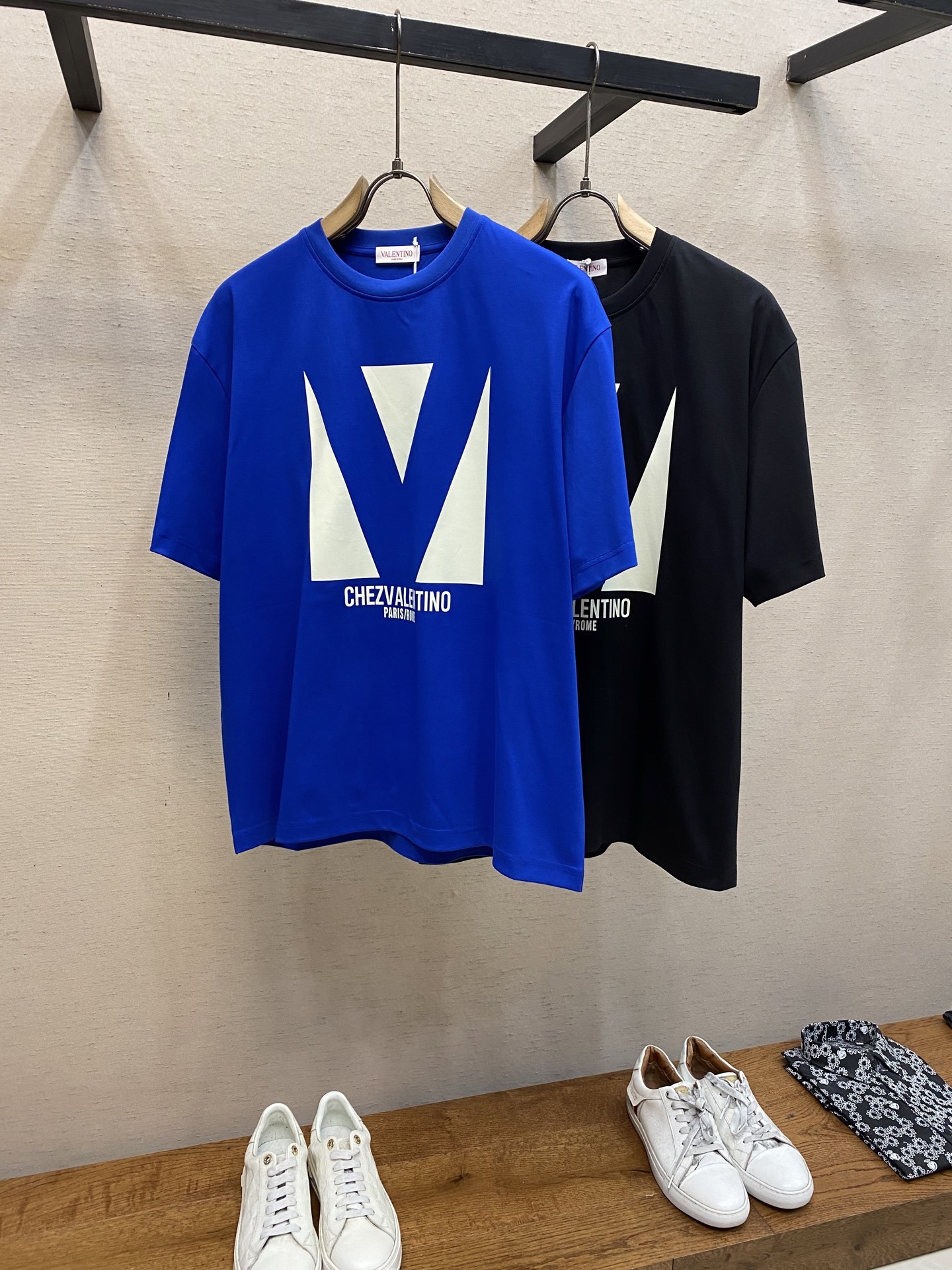 ヴァレンティノ「Valentino」2025 ニューコレクション ピュアコットン オーバーサイズ クルーネックTシャツ