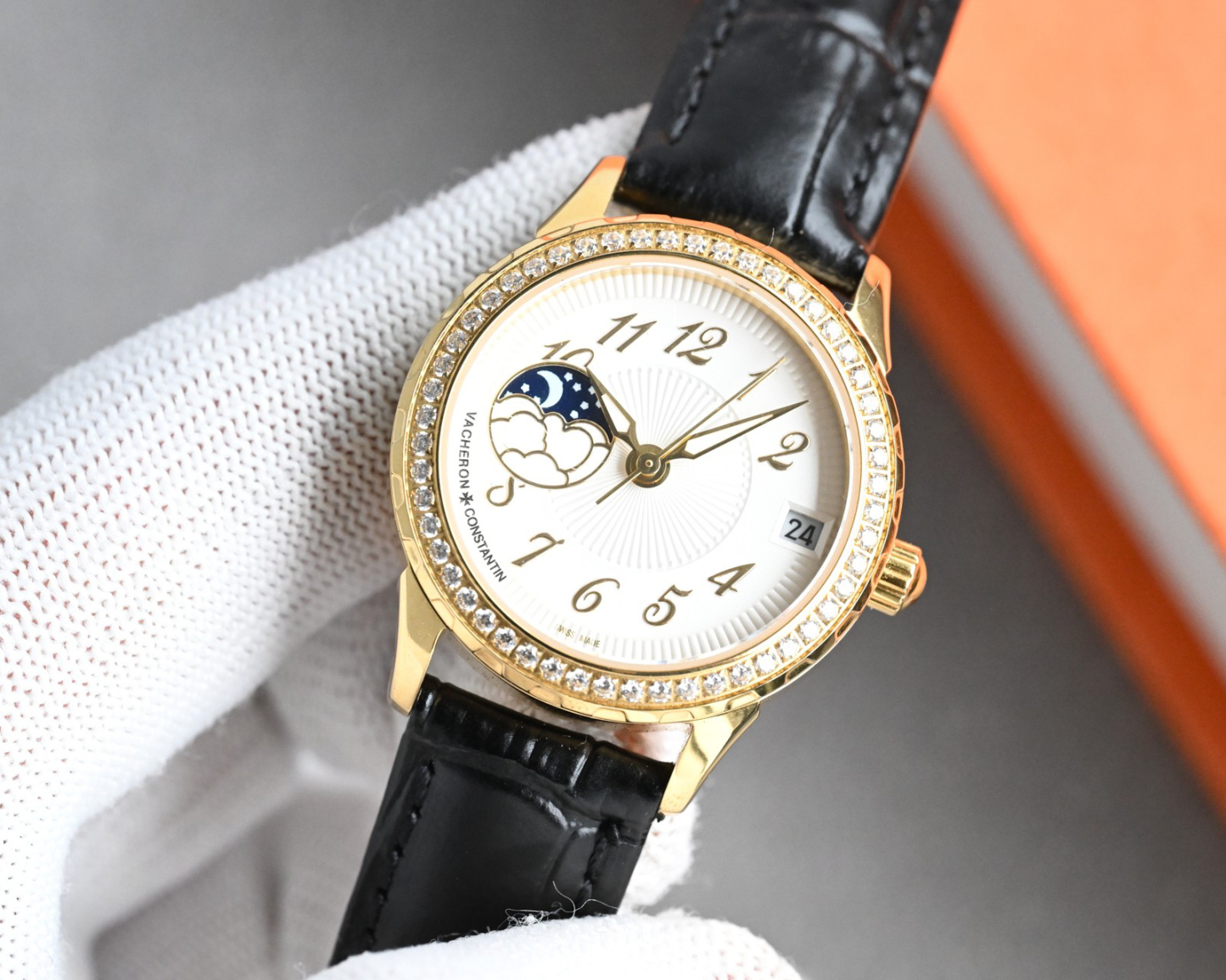 ヴァシュロン・コンスタンタン［Vacheron Constantin］フルール・デュ・ジャルダン レディースジュエリーウォッチ33MM