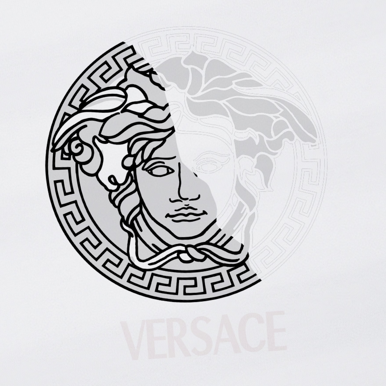 ヴェルサーチ「Versace」2024SS プレミアム プリントTシャツ