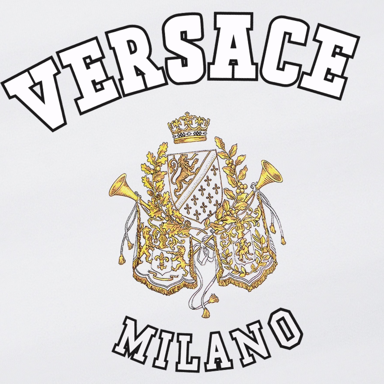 ヴェルサーチ「Versace」2024SS プレミアム プリントTシャツ