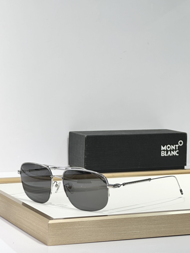 モンブラン「Montblanc」ミニマリスト フレームレス サングラス