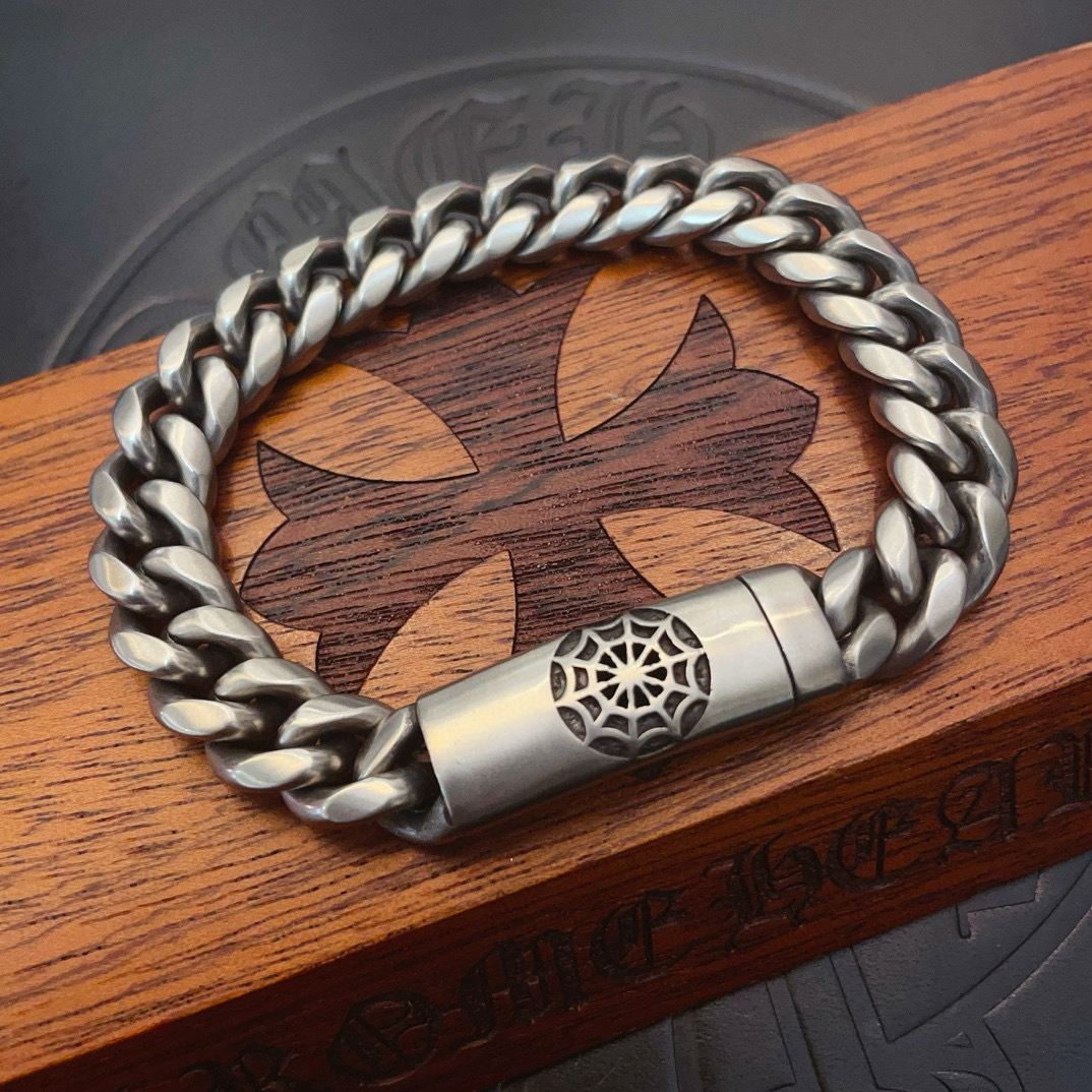 クロムハーツ「Chrome Hearts」ブレスレット - ヴィンテージ＆ロックテイスト ペア用