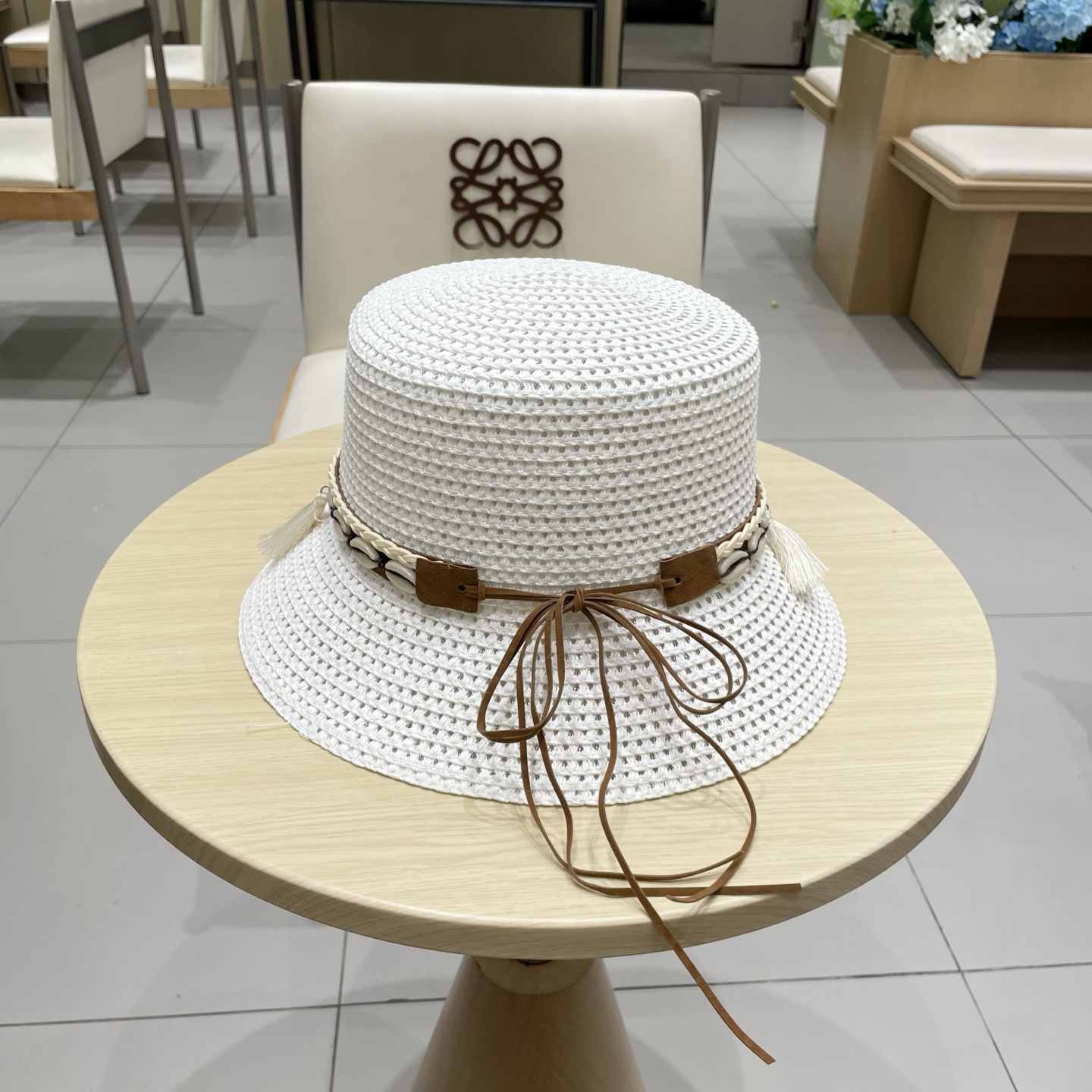 エルメス「Hermès」 Greta レースド パナマハット