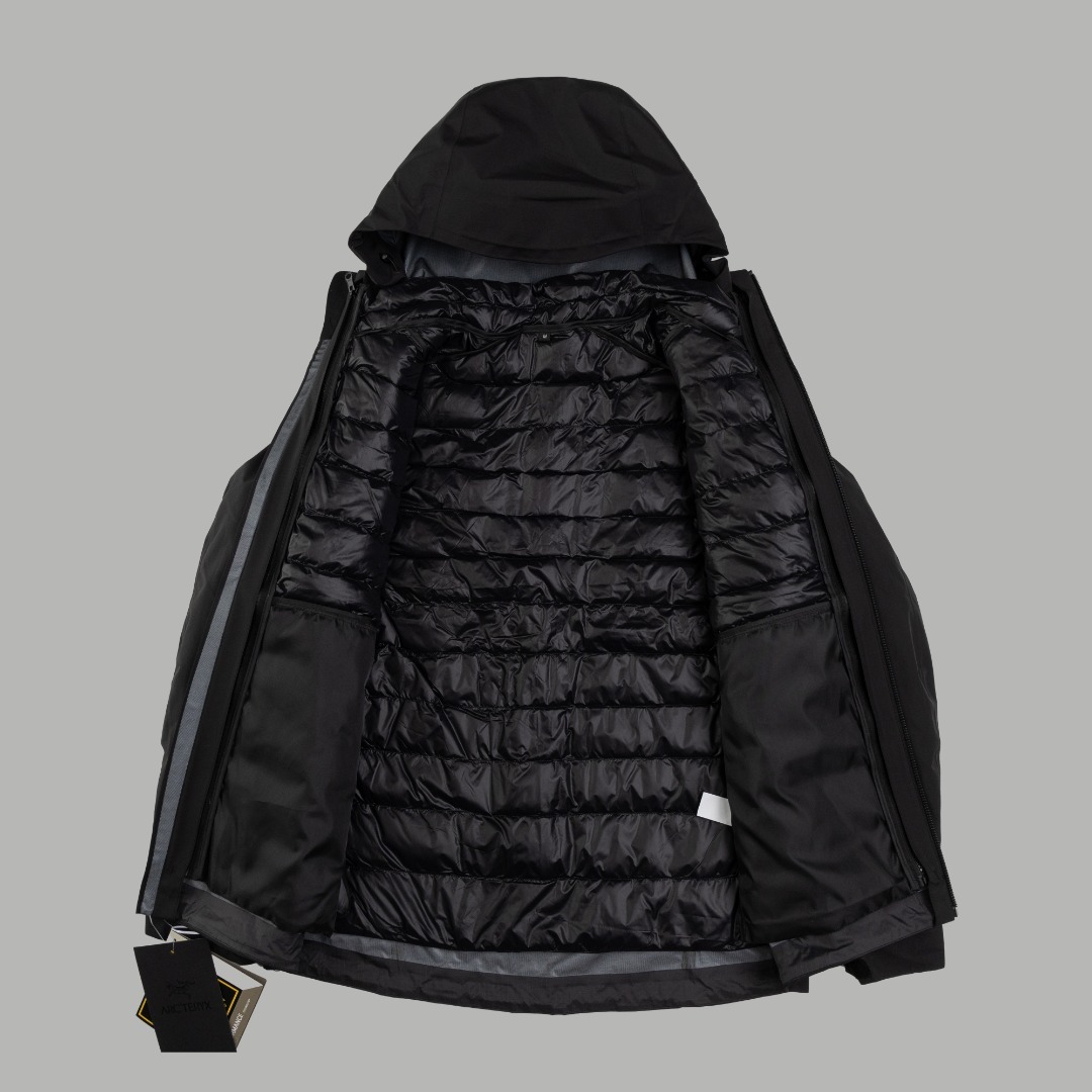 アークテリクス「ARC'TERYX」 ユニセックス フード付きスキーダウンパーカー