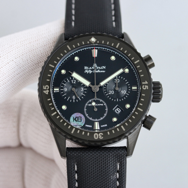 ブランパン「Blancpain」フィフティ・ファゾム バチスカーフ フライバッククロノグラフ自動巻きダイバーズウォッチ43.6mm