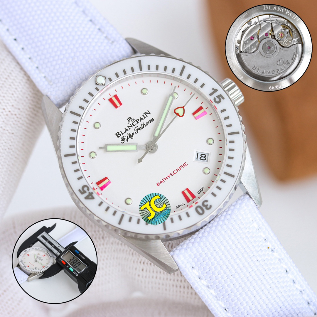 ブランパン「Blancpain」フィフティ・ファゾム バチスカーフセラミック 自動巻きダイバーズウォッチ40.3mm