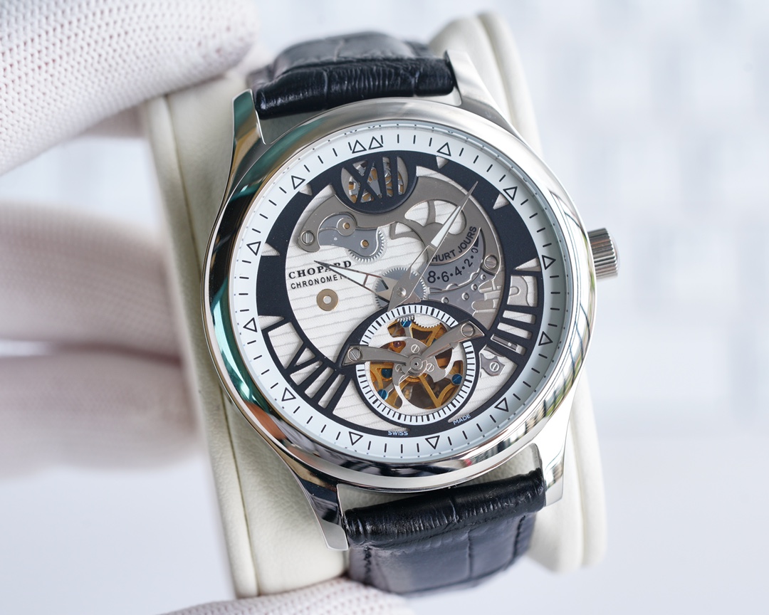 ショパール「Chopard」アルパインイーグルメンズ スケルトンウォッチ42mm