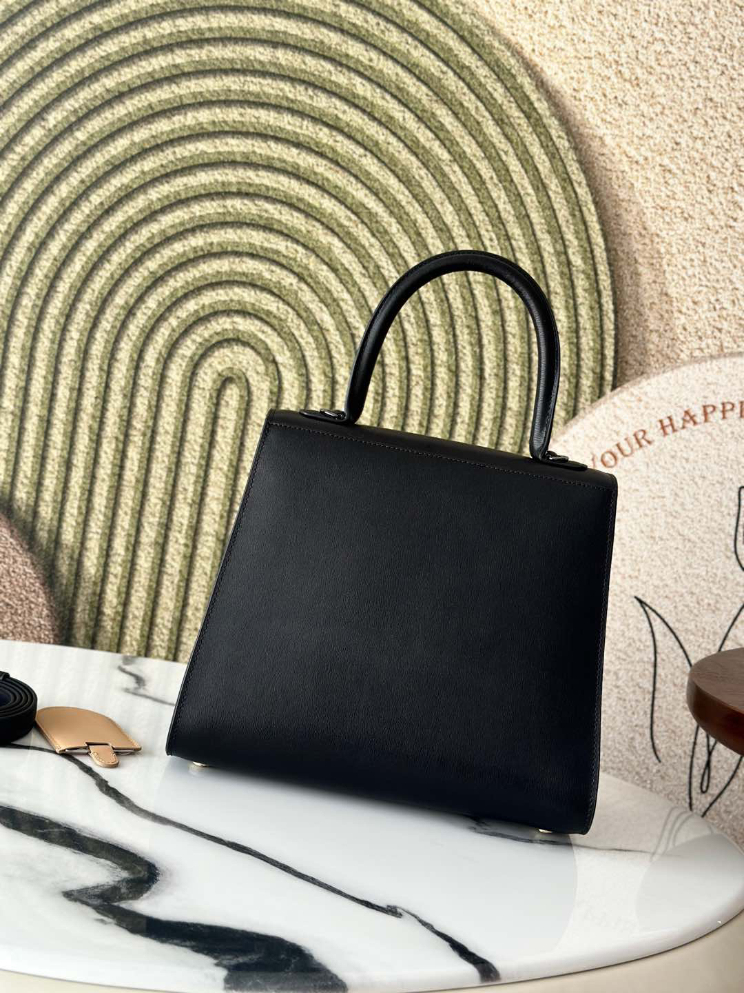 デルヴォー「Delvaux」Brillant Box ダブルリング ハンドバッグ