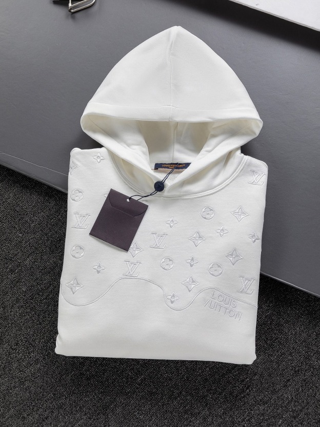 ルイ・ヴィトン「Louis Vuitton」秋冬新作刺繍付きフード付きスウェットシャツ