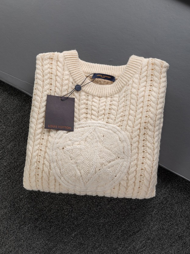 ルイ・ヴィトン「Louis Vuitton」秋冬新作ニットクルーネックセーター