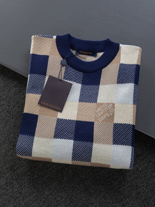 ルイ・ヴィトン「Louis Vuitton」秋冬新作ニットクルーネックセーター