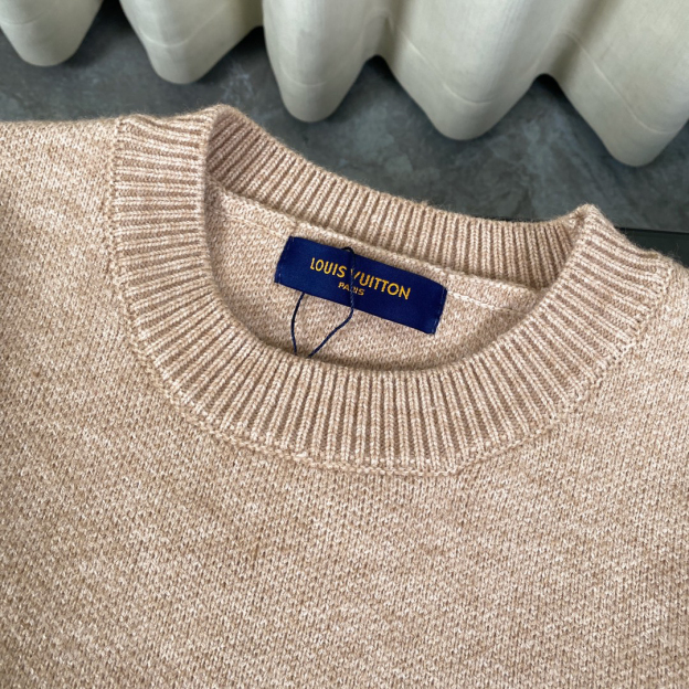 ルイ・ヴィトン「Louis Vuitton」クラシックジャージー編みウールプルオーバー