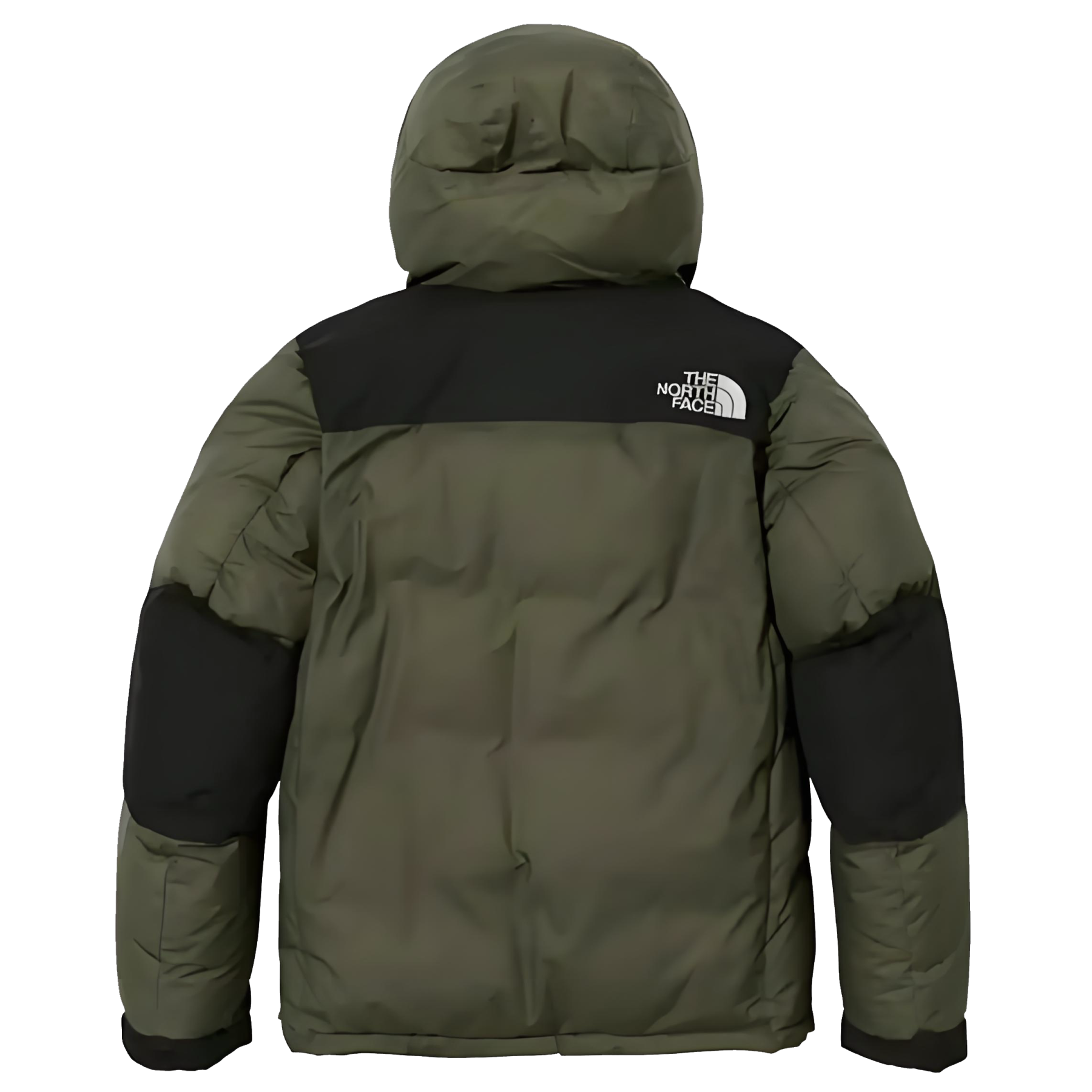 【特価人気商品】ザ・ノースフェイス パッチワークデザインのフード付きダウンジャケット