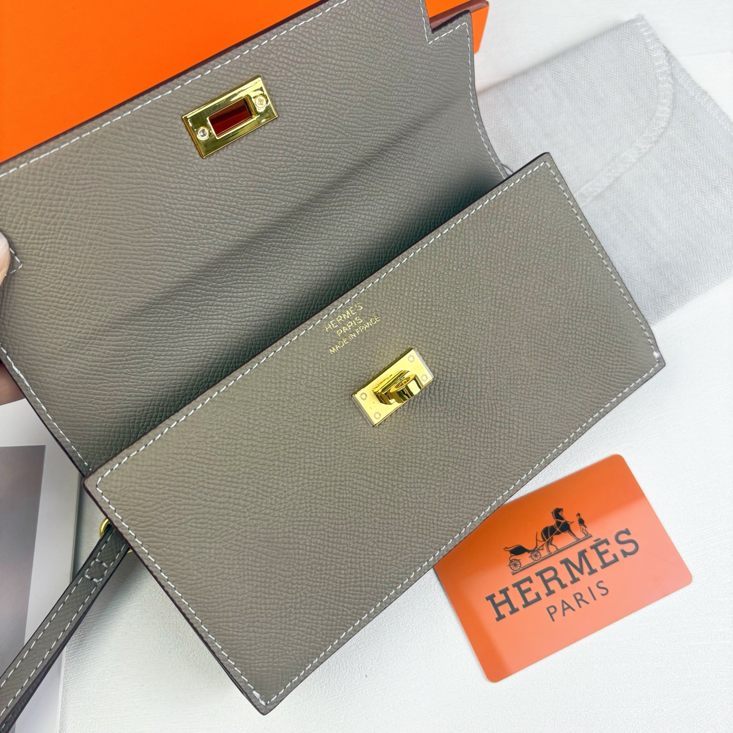 エルメス「Hermès」Kelly ポケット長財布 10色