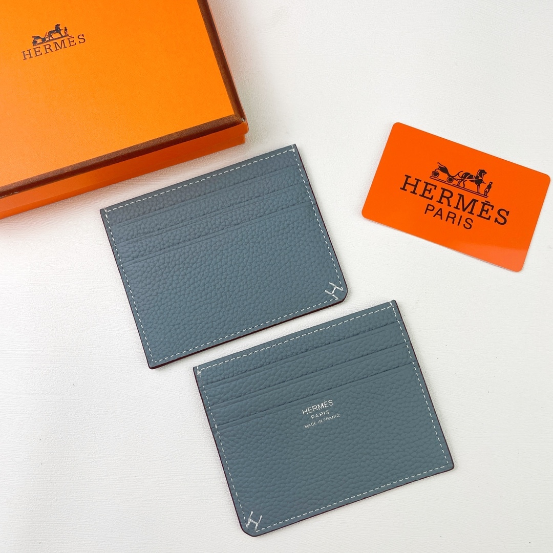 エルメス「Hermès」エンプソン牛革カードケース 10色