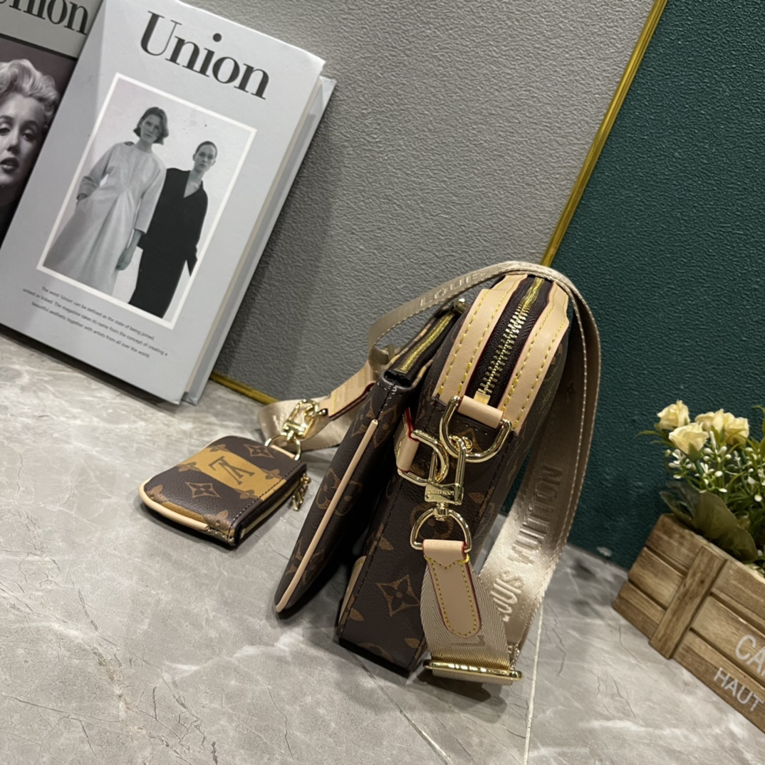 ルイ・ヴィトン「Louis Vuitton」新作 Trio メッセンジャーバッグ