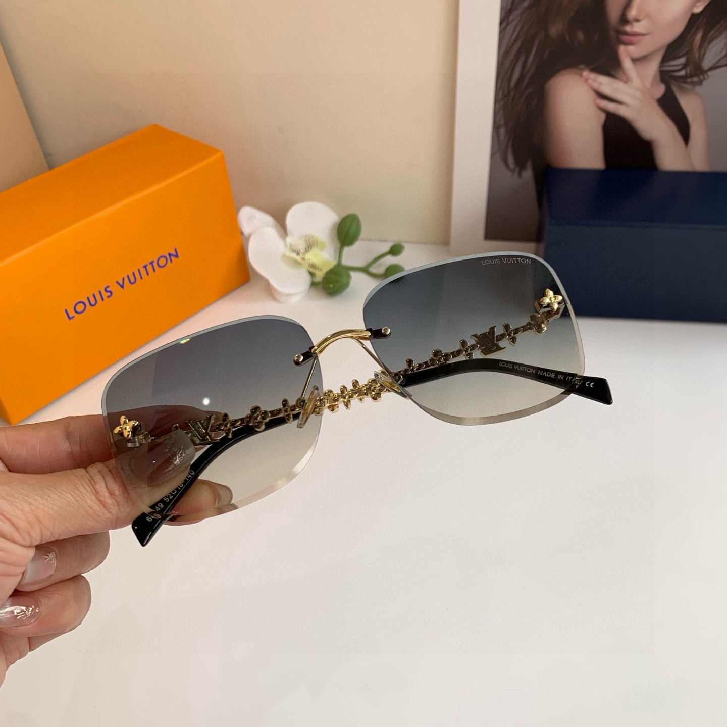 ルイ・ヴィトン「Louis Vuitton」Squared サングラス