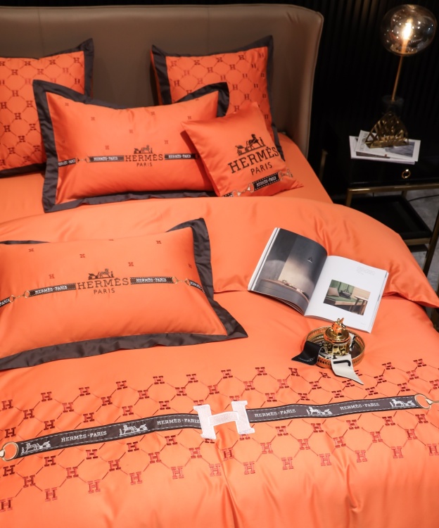 エルメス「Hermès」プレミアムコットン デジタルプリント 4点セット