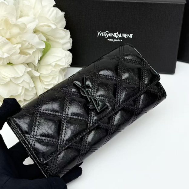 サンローラン「Saint Laurent」フラップウォレット