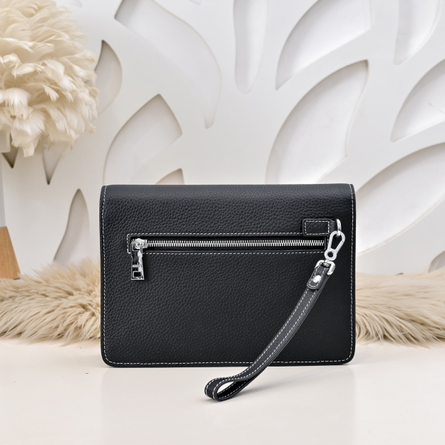 エルメス ジップ レザー クラッチバッグ