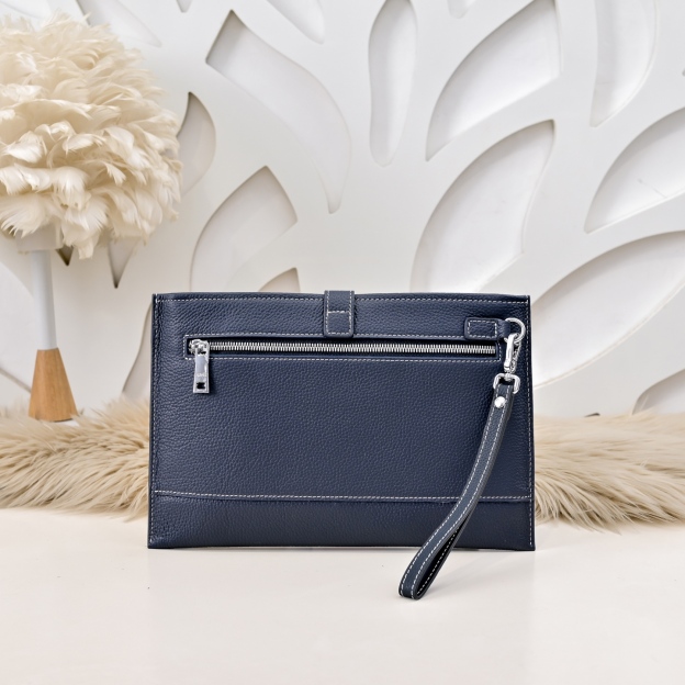 エルメス New H Passant ジップ クラッチバッグ
