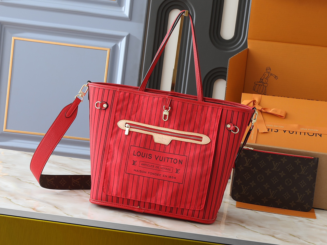 ルイ・ヴィトン ネヴァーフル･インサイドアウト MM バッグ「Neverfull Bag」