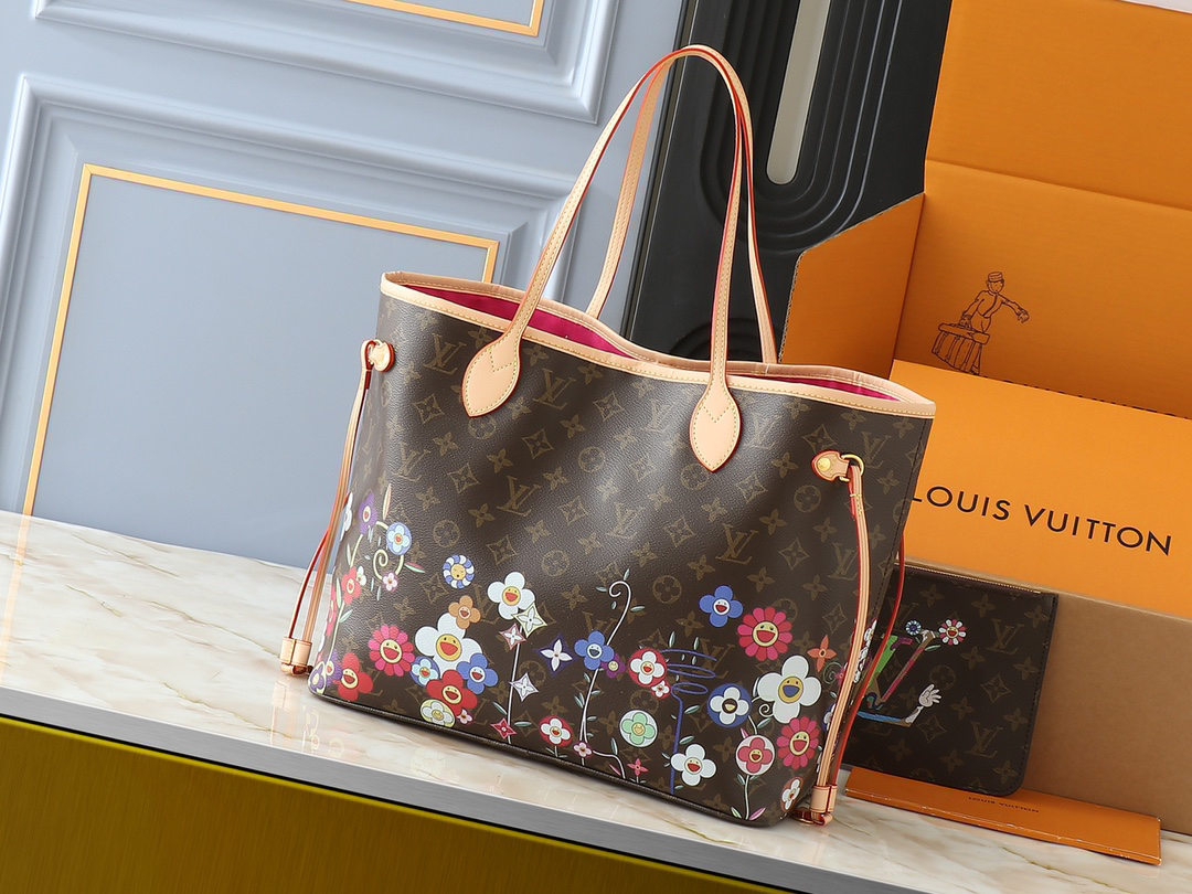 ルイ・ヴィトン LV x TM ネヴァーフル PM/MM バッグ「Neverfull Bag」