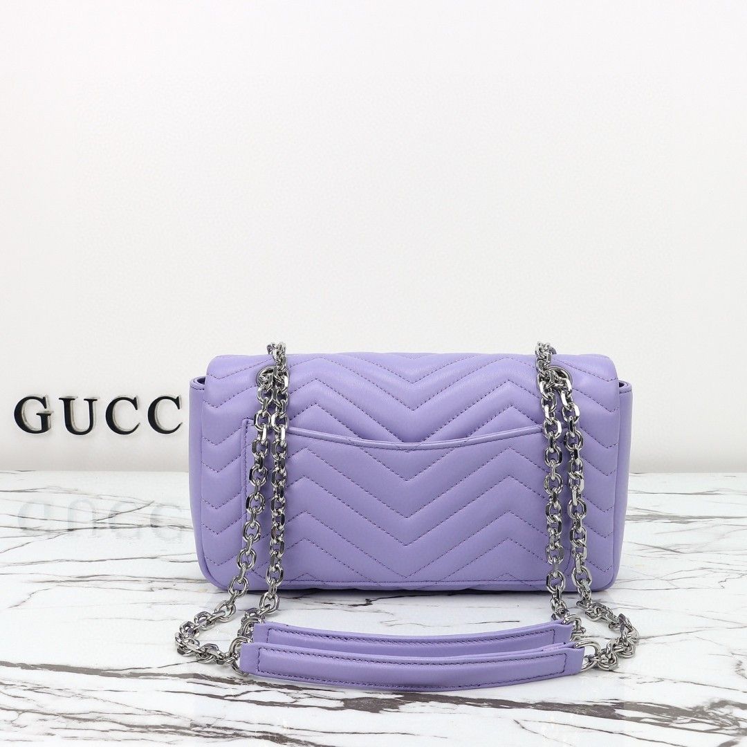 グッチ〔GGマーモント〕ミディアム ショルダーバッグ「GG Marmont Bag」