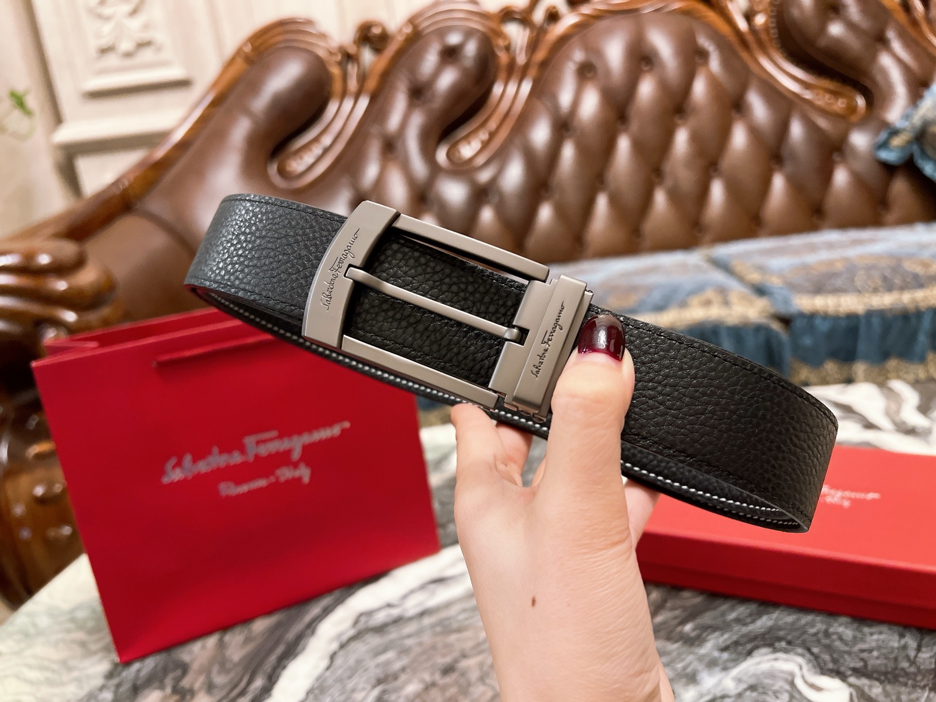 フェラガモ「Ferragamo」リバーシブルベルト