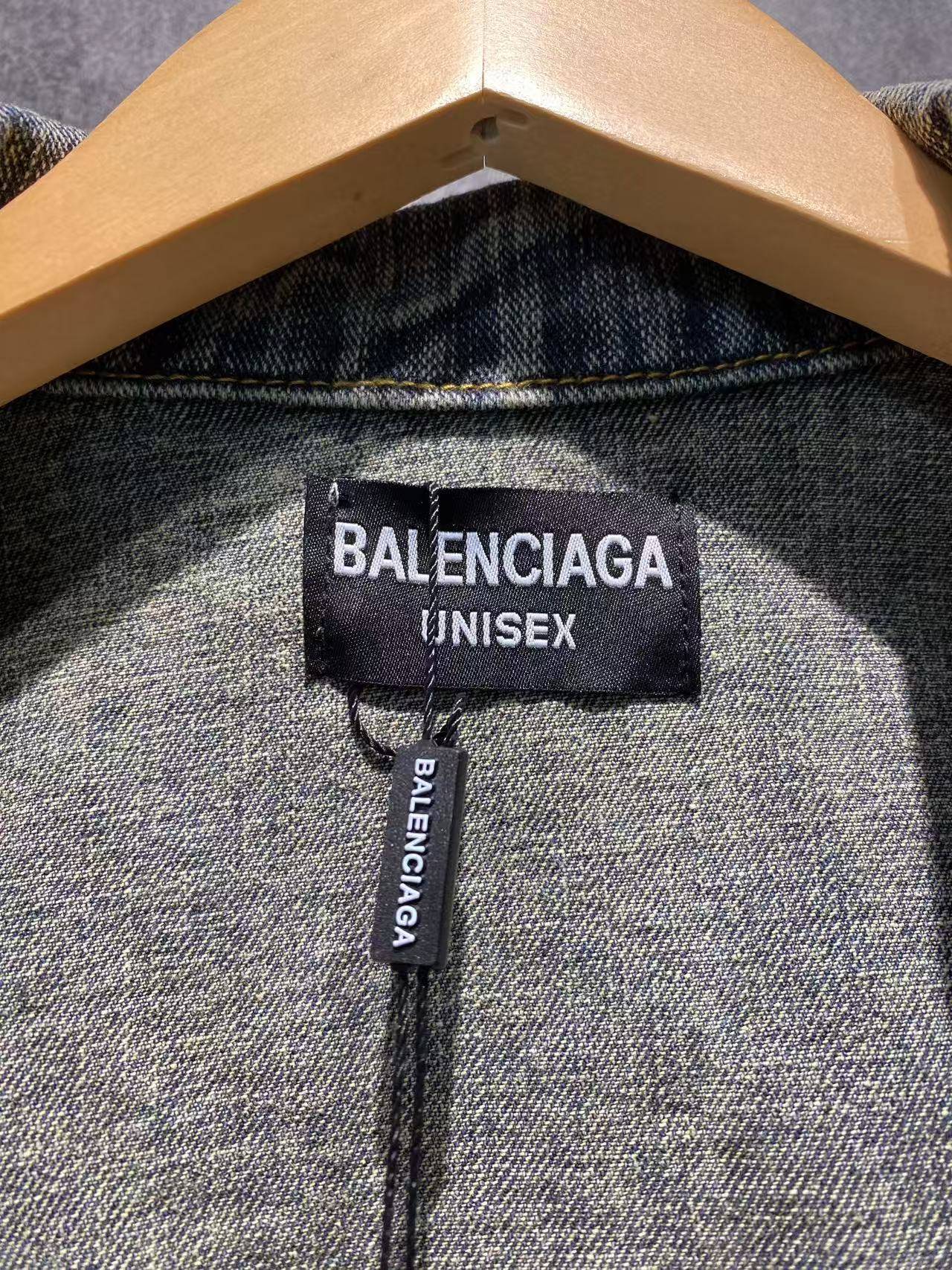 バレンシアガ「Balenciaga」デニムジャケット クラシック リデザイン