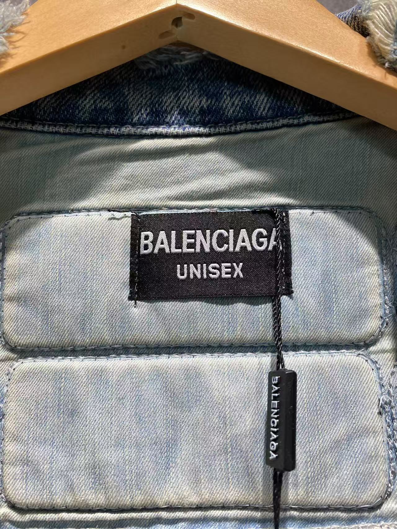 バレンシアガ「Balenciaga」デニムジャケット クラシック リデザイン