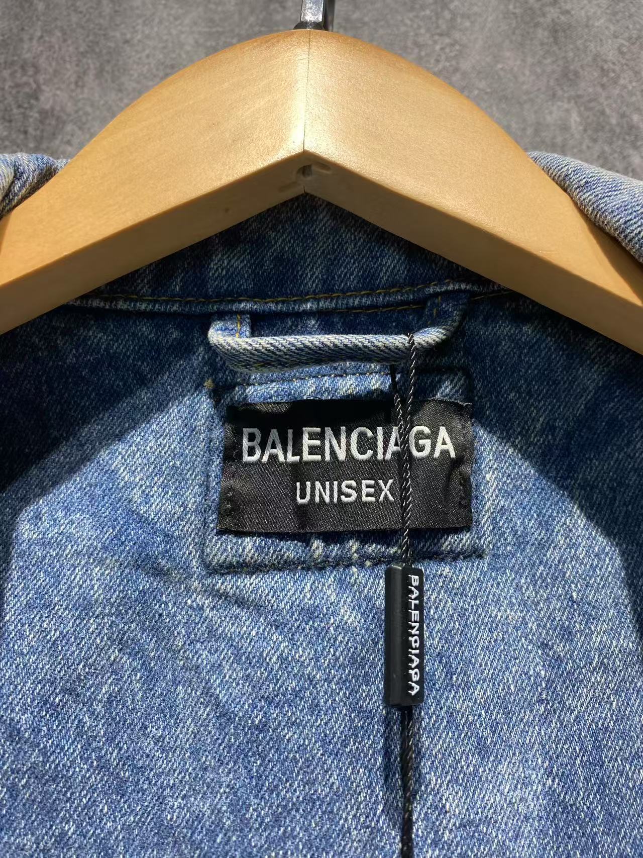 バレンシアガ「Balenciaga」デニムジャケット クラシック リデザイン